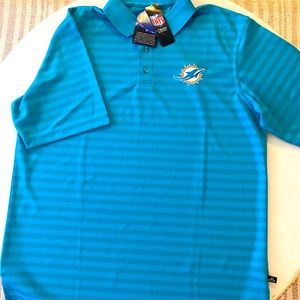 NFL Miami Dolphins Collared Polo Shirt